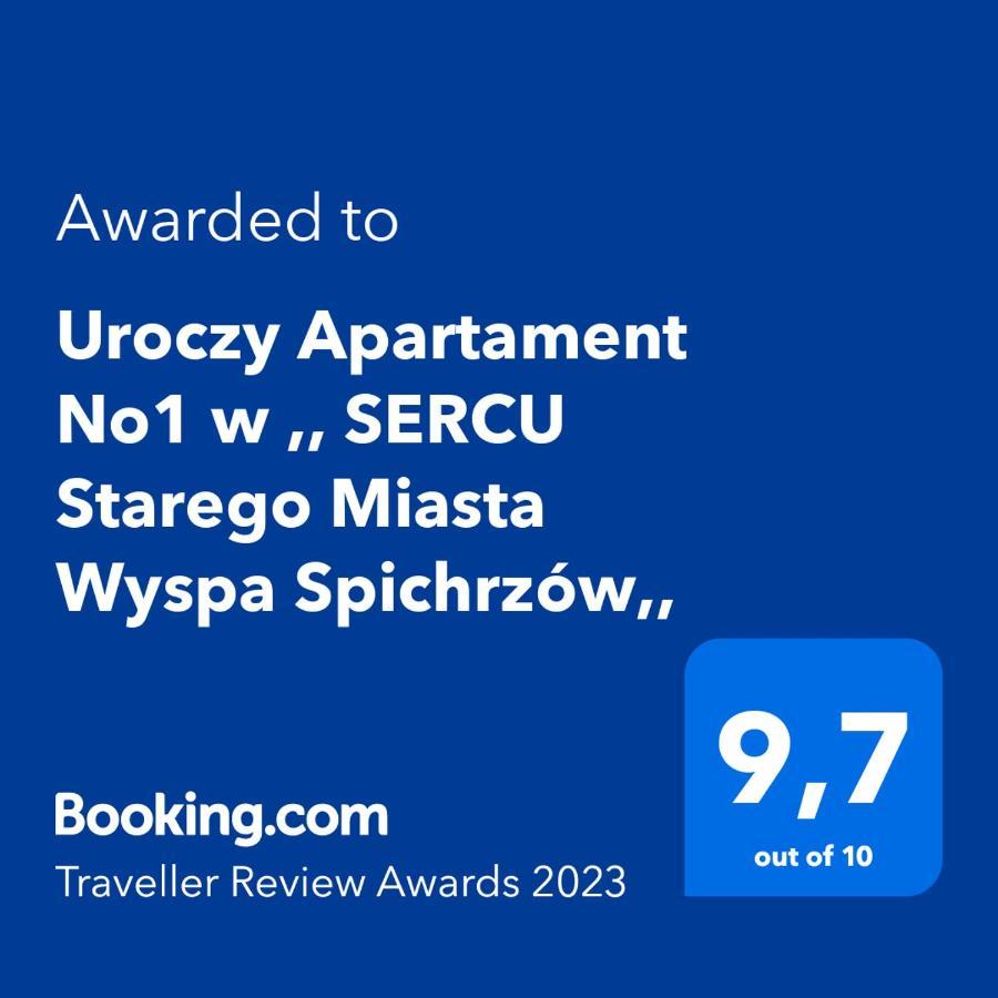 Uroczy Apartament No1 W ,, Sercu Starego Miasta Wyspa Spichrzow,, กดัญสก์ ภายนอก รูปภาพ